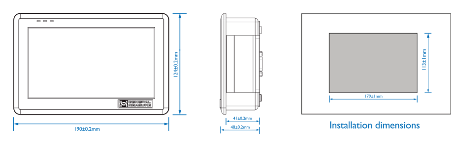 杰曼科技GM9907-L2触屏包装称重仪表 称重显示器